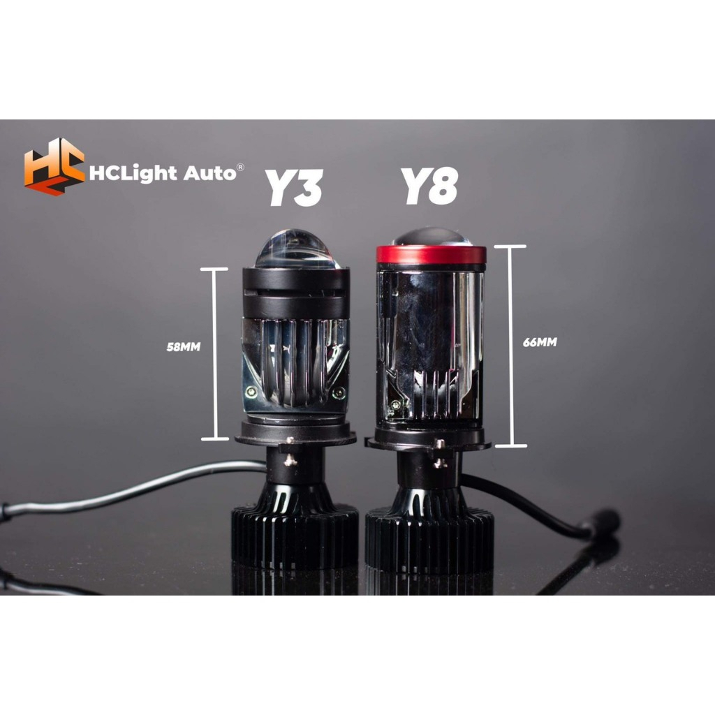 Y3, Y8 หลอดไฟ LED, ไฟ LED H4, ไฟ LED สําหรับรถยนต์และรถจักรยานยนต์ที่ใช้ไฟฟ้า 12v และ 24v