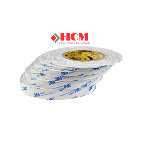 3M 9448A ม้วนเทปสองหน้าสีขาวขุ่นบาง ติดวัสดุมากที่สุดเชี่ยวชาญในกล่องกระดาษรูปลอก