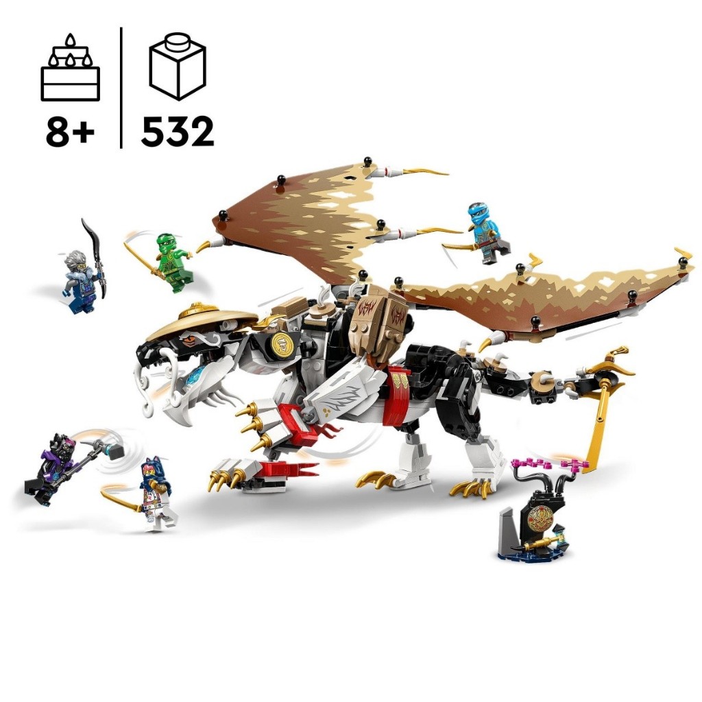 Ninja71809 Egalt the Master Dragon ประกอบของเล่น - ประกอบของเล่นมังกรวิเศษ