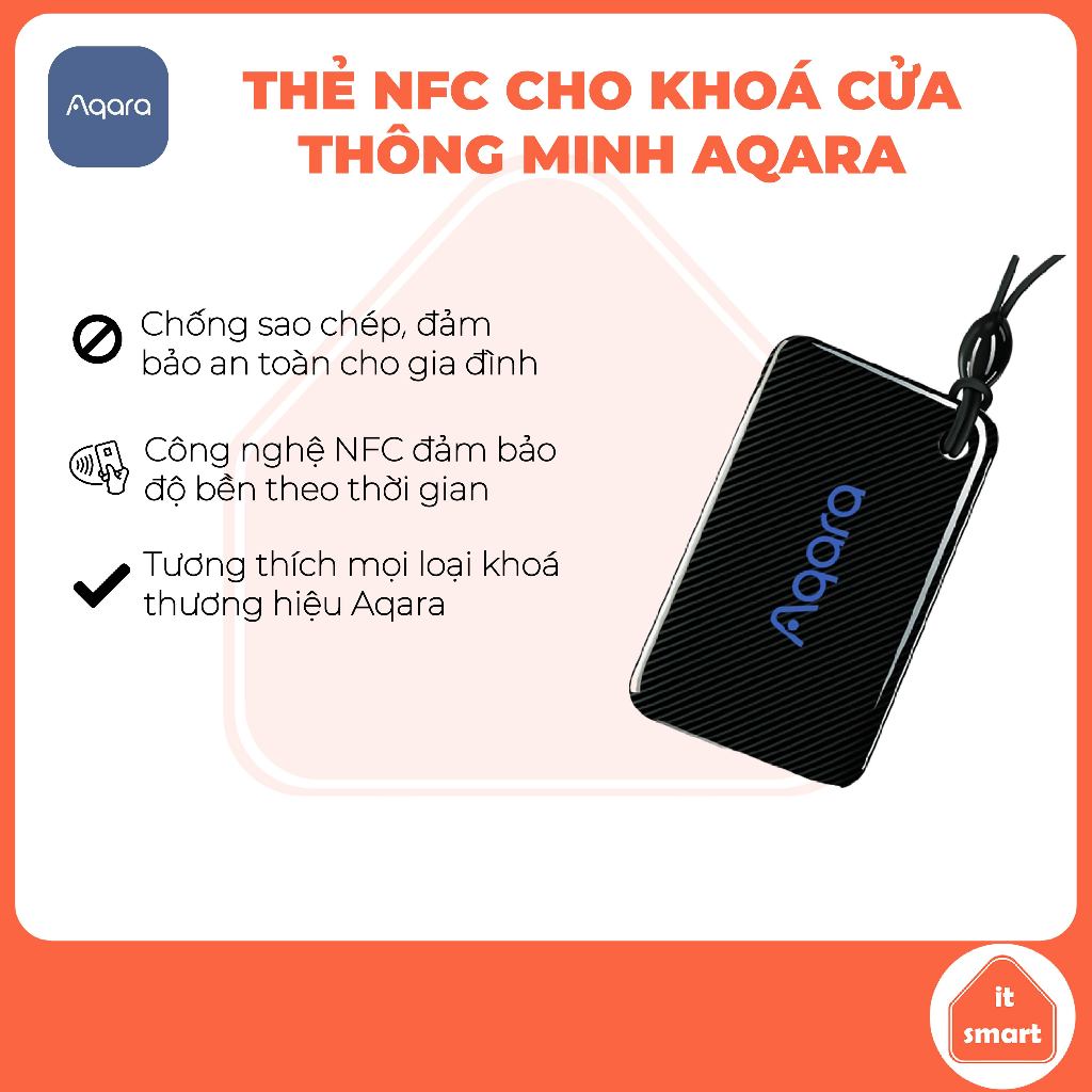 การ์ด Aqara NFC ปลดล็อคการ์ดแม่เหล็ก Aqara สมาร์ท, การ์ดแม่เหล็กป้องกันการคัดลอก Aqara ขนาดกะทัดรัด