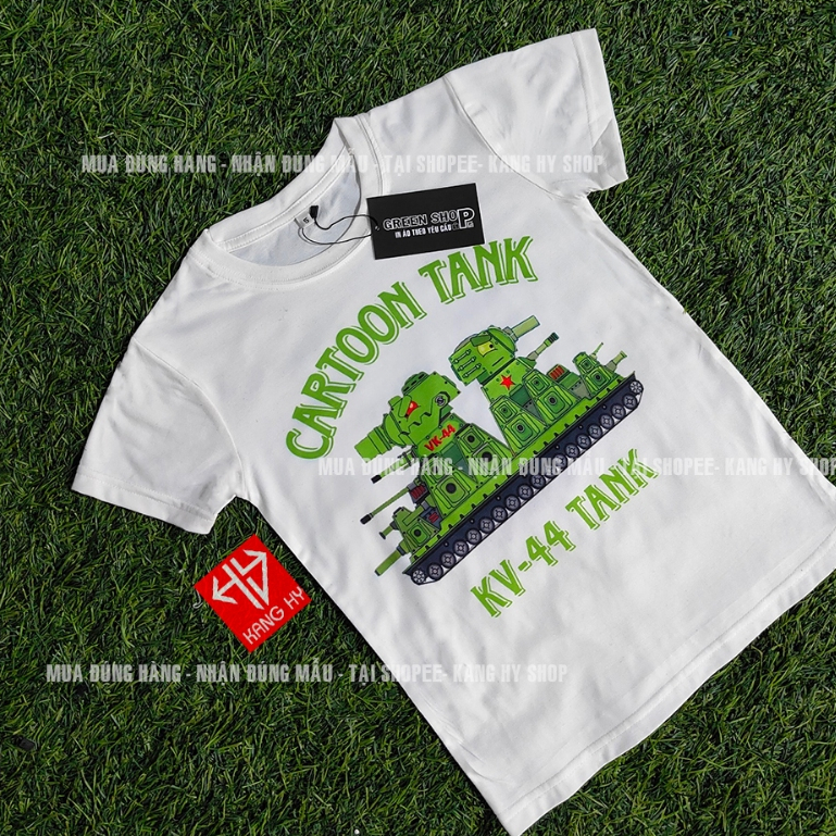 KV 44 Tank T-Shirt - Boys Favorite Cartoon Steel Monster Tank F815