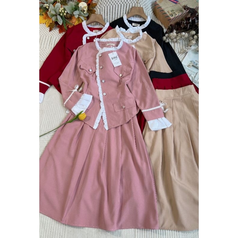 ULZZANG LONG LADY SET.
