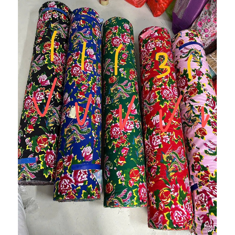 ผ้าผ้าปูโต๊ะนกยูง ประดับตกแต่ง ตกแต่งฉาก เท็ต สีและลายที่คมชัดเป็นพิเศษ - รูปที่ 5