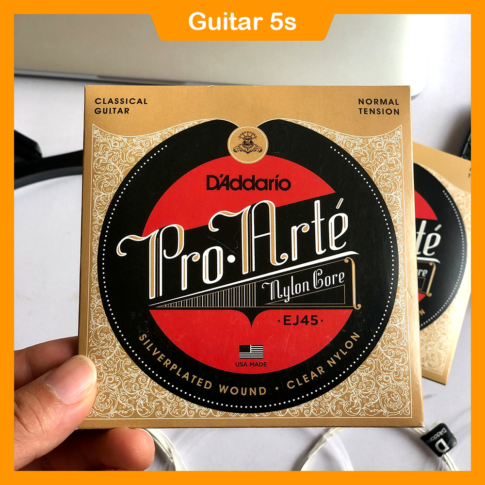 D'ADDARIO ชุดสายกีตาร์ DAddario Classic 6 เส้น EJ45, EJ46, EJ27N