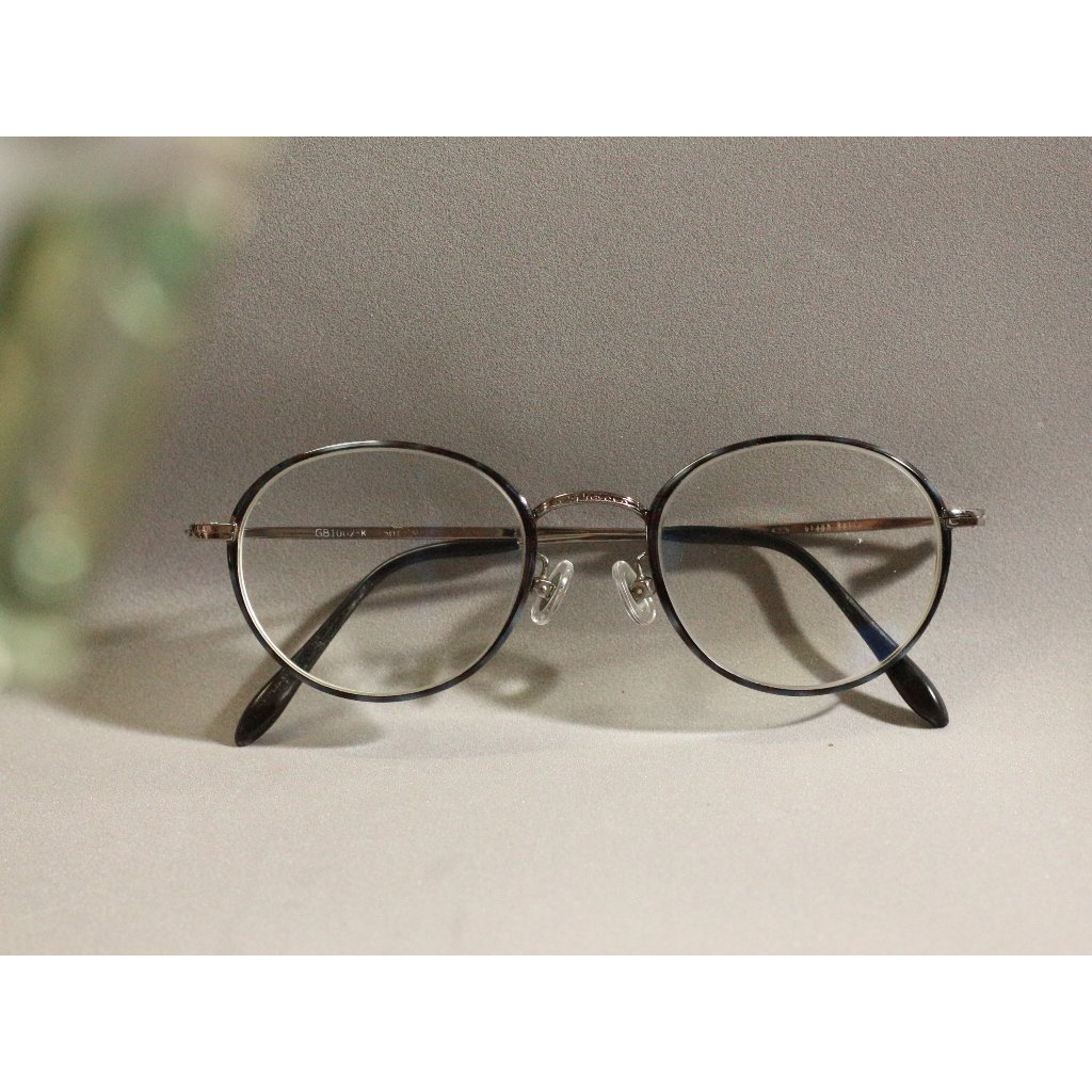 ของแท้ OWNDAYS กรอบแว่นตาโลหะทรงกลม 2 มือ - T7.5