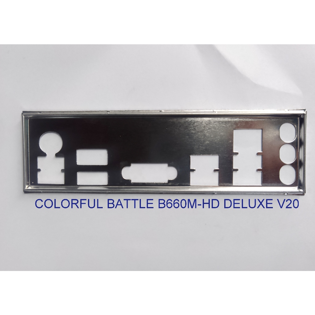 FE บล็อกหลัก COLORFUL BATTLE-AX B660M-HD DELUXE V20 (Mainboard IO Shield: 840)