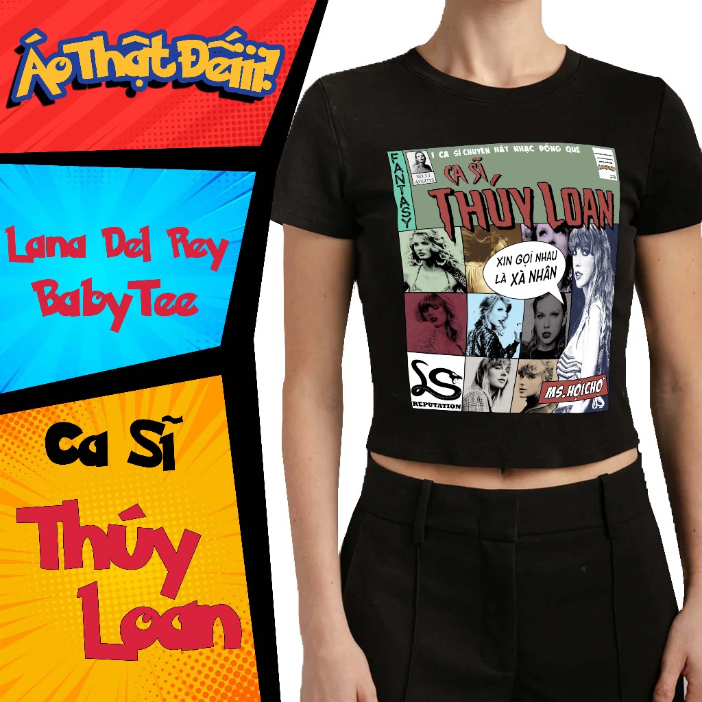 Babytee Taylor Swift - เสื้อ Singer Tuy Loan babytee - นางสาว แฟร์