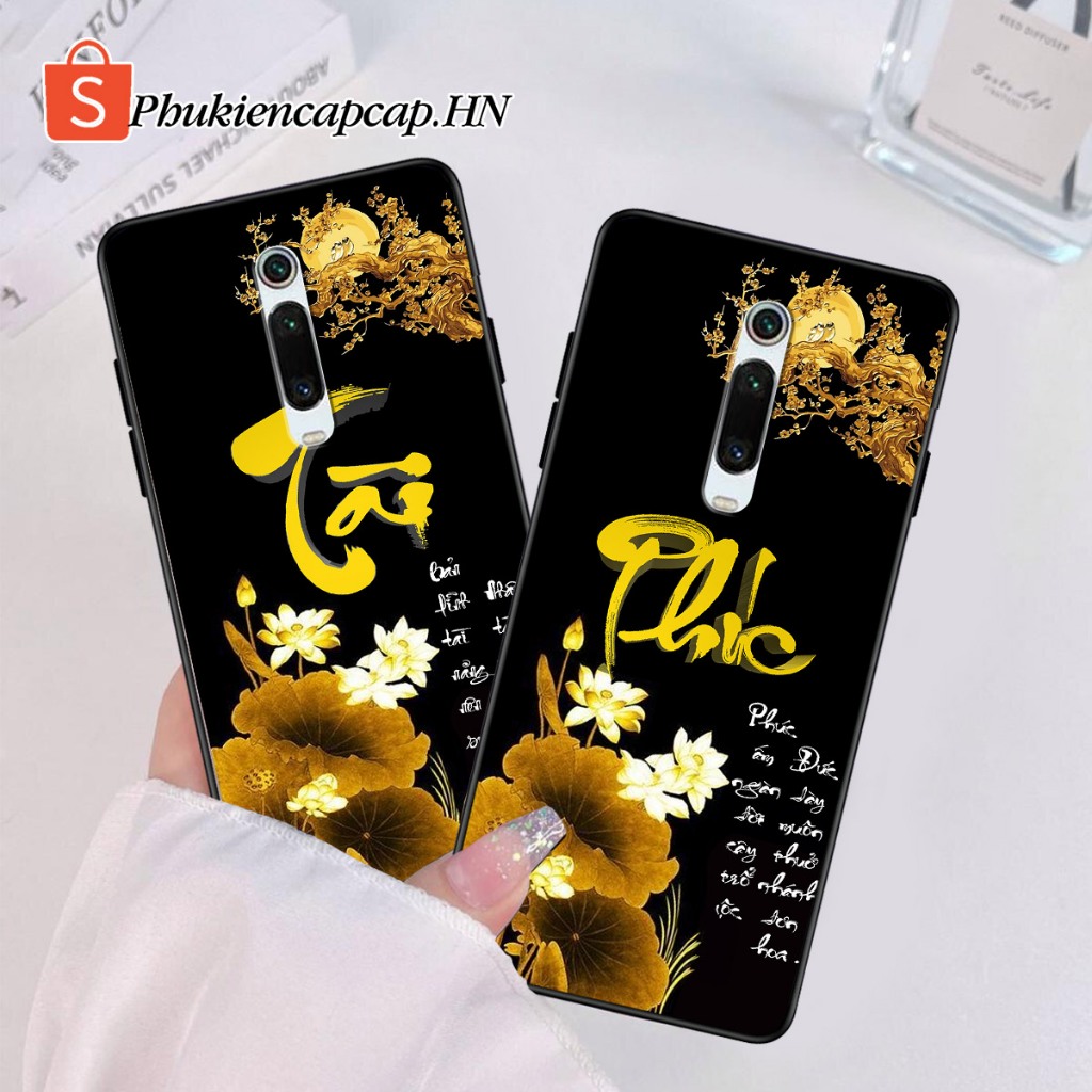 Xiaomi Redmi K20 - เคส Redmi K20 Pro - เคส Xiaomi พิมพ์การประดิษฐ์ตัวอักษรในการขอ ดอกบัว Tai Duc, Ri