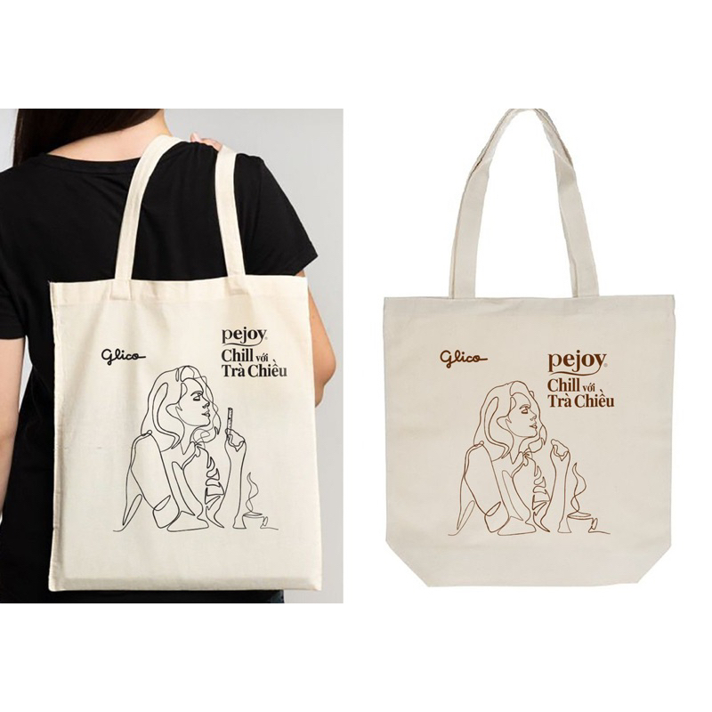 กระเป๋าถือ Pejoy White TOTE
