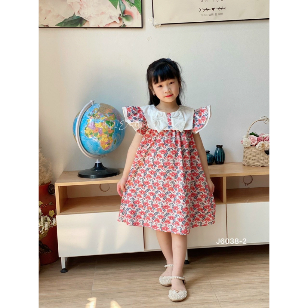 June With Love Flower Girl Dress ทรงสวย ผ้าเย็น ไซส์ 1-10Y
