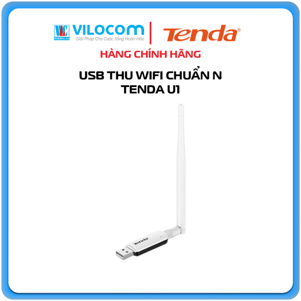 TENDA U1 300M ตัวรับสัญญาณ WIFI - พอร์ต USB