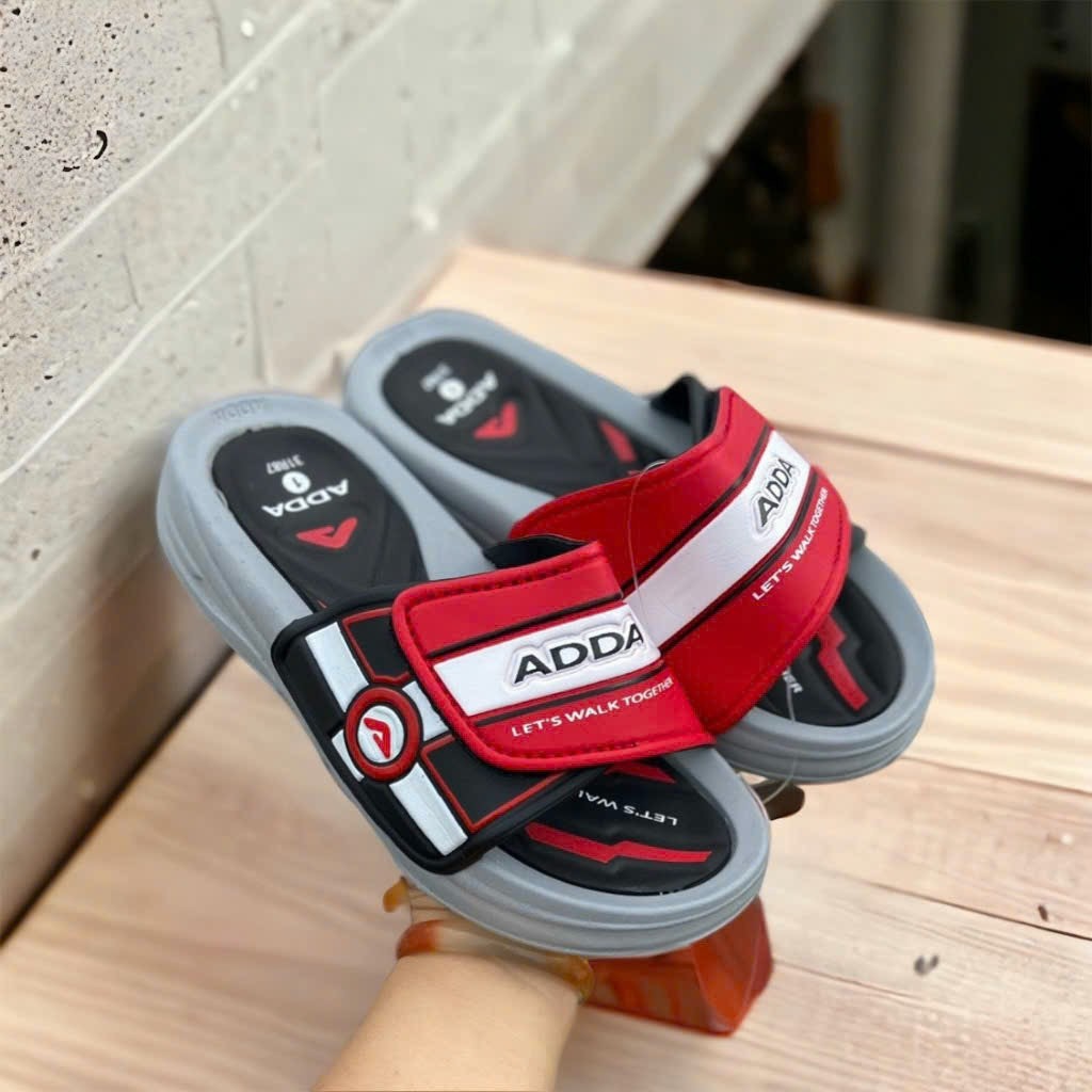 รองเท้าแตะเด็ก Adda Thailand มีสาย Velcro 31R87. โมเดล ร้อน สุดขีด สําหรับเด็กผู้ชาย2023