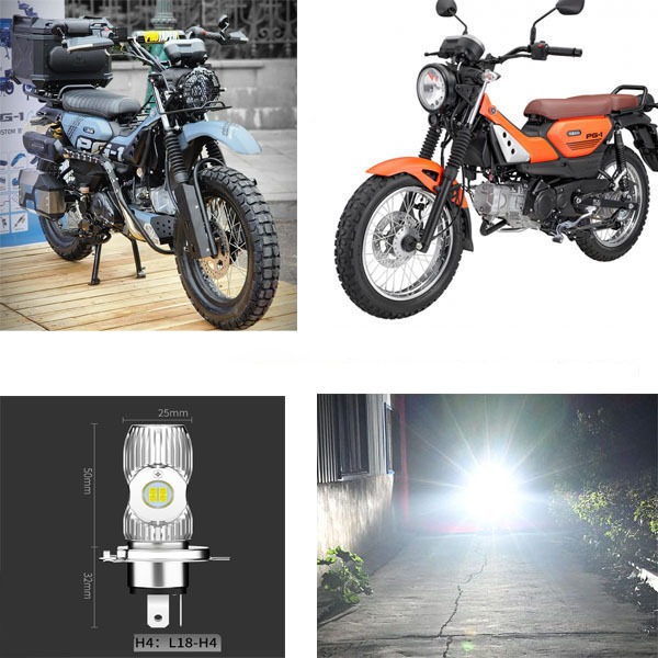 ไฟหน้า led สว่างมาก พร้อมฐาน H4 T10 สําหรับ Yamaha PG1
