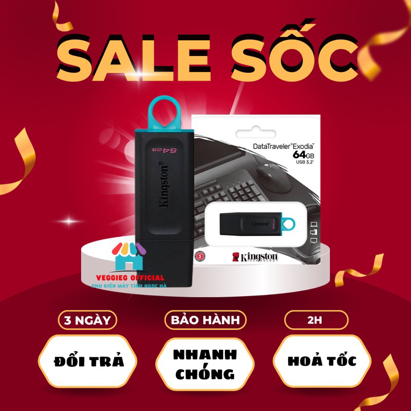 [2H EXPRESS] Kingston USB 32GB/ 64GB/ 128GB DTX (USB 3.2)