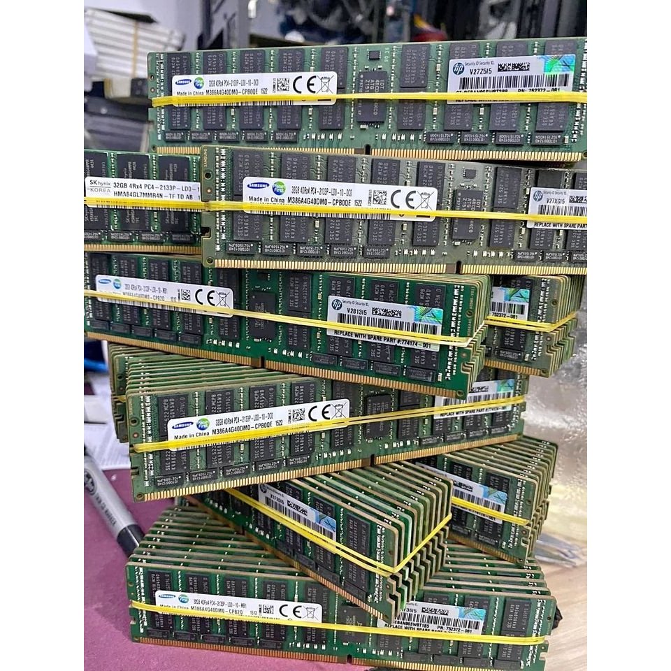 Ram Server DDR4/DDR3 16G/32G ECC REG รถบัส 2666/2400/2133/... ข