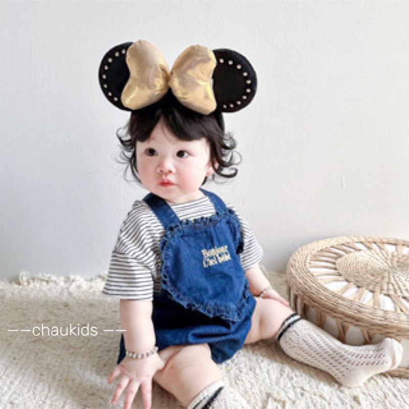 CiEL Set เอี๊ยม+เสื้อลายสก๊อต 6580