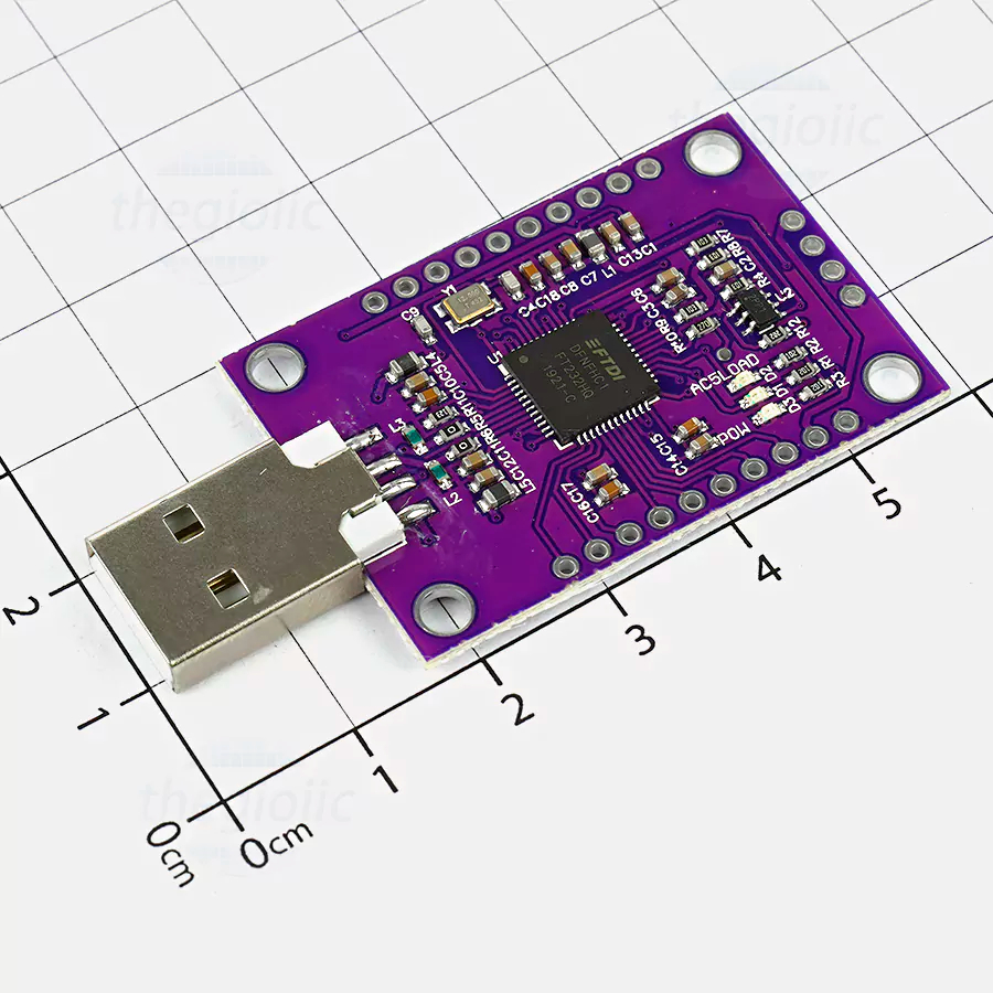 FT232H USB ถึง JTAG UART FIFO SPI I2C วงจรแปลง