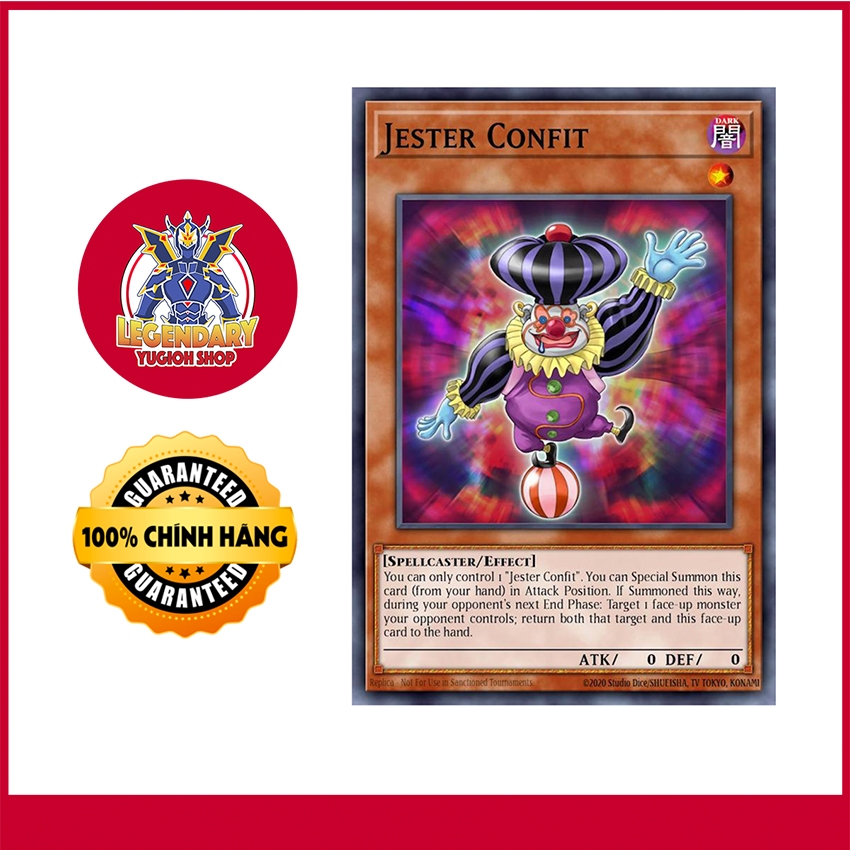 [การ์ด Yugioh ดั้งเดิม] Jester Confit