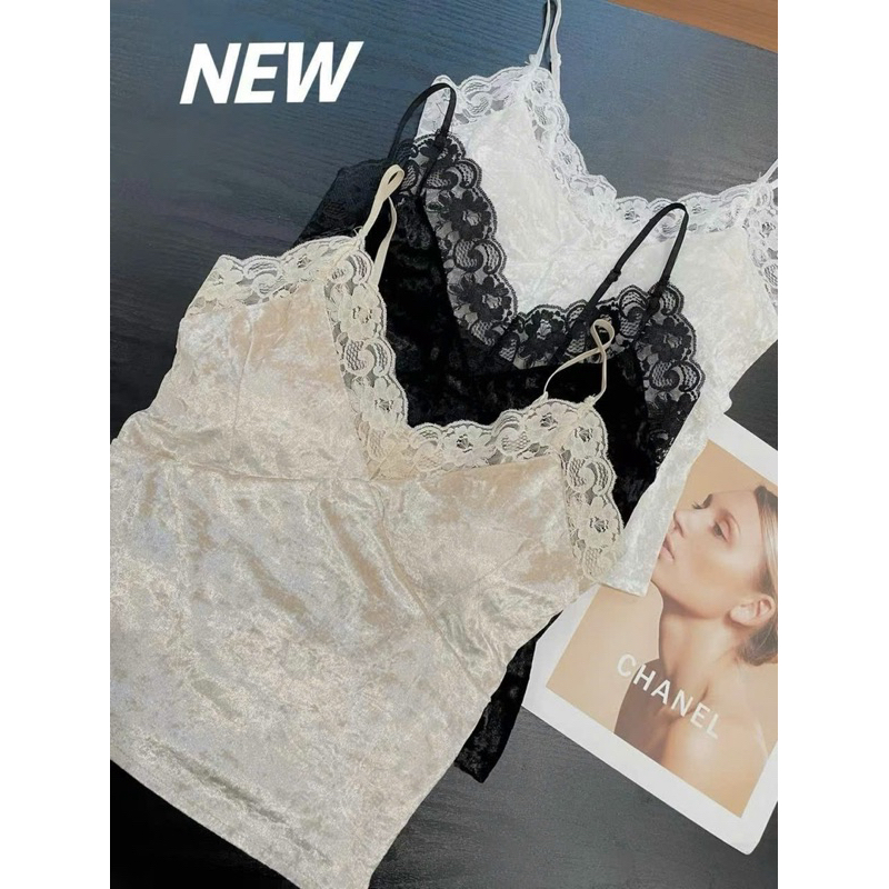 866 LONG SILK VELVET BRA