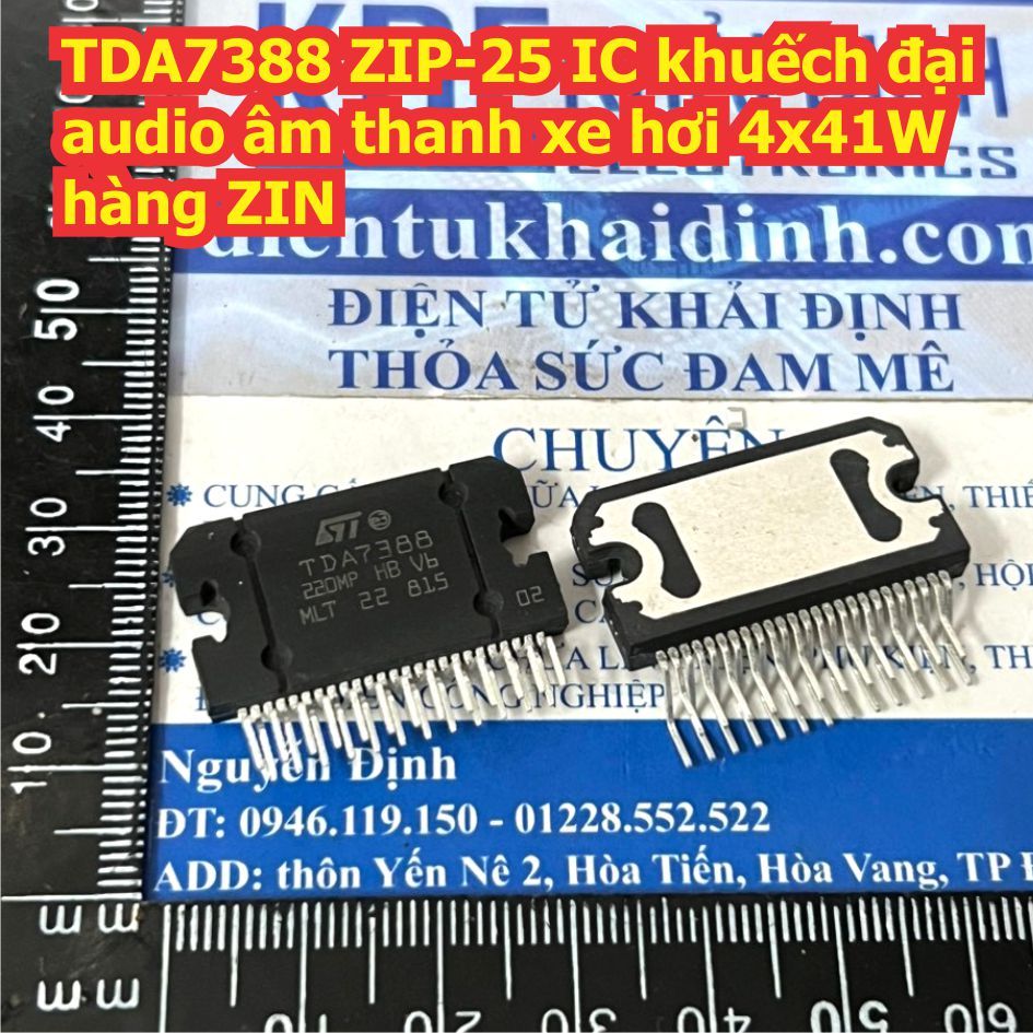 Tda7388 TDA7851F TDA7851L TDA7851 TB2929AHQ TB2929HQ 7388 7851 2929 ZIP-25 4-CH เครื่องเสียงรถยนต์ I