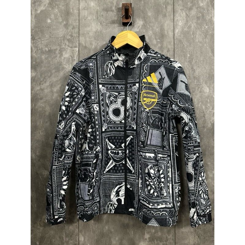 Tri Arsenal-ian Wright Legendary Gratitude เสื้อแจ็คเก็ตสองด้าน