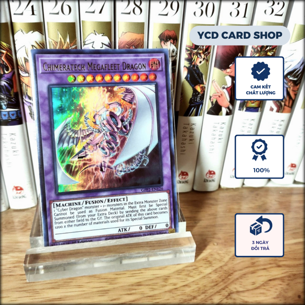 [YCDcardgame] การ์ด yugioh ของแท้ Chimeratech Megafleet Dragon - Ultra Rare