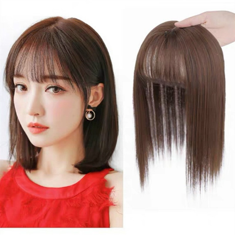 [ฟรี CONDITIONER SPRAY] WIG ครึ่งหัวหลากสีพร้อม ROOF/จัดแต่งทรงผมด้วย ROOF คุณภาพสูงพร้อมหนังศีรษะ