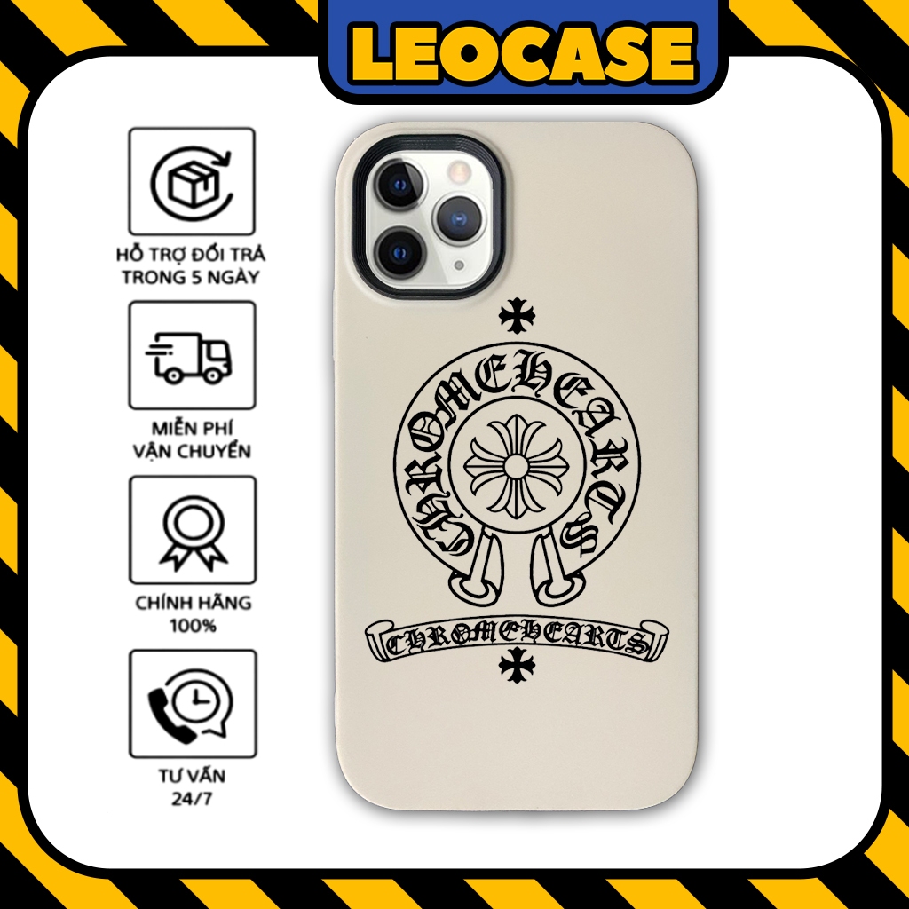 Leocase Chrome Hearts เคสซิลิโคนระดับพรีเมียม iPhone สําหรับ iPhone 15 / 14 / 13 / 12 / 11 /X /Xsmax /8 /7plus