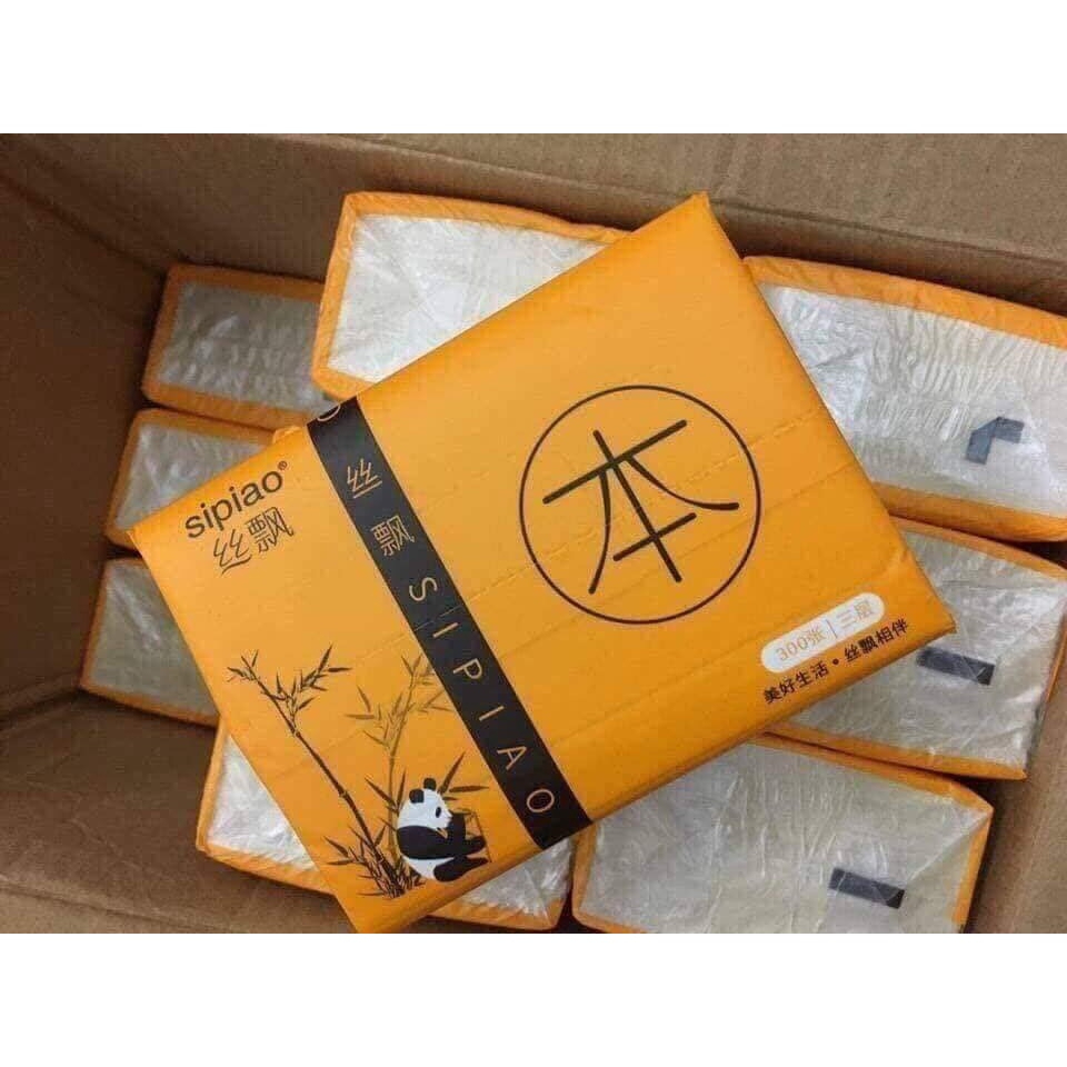 กระดาษเช็ดปากแพนด้า sipao 30 ห่อผลิตในเวียดนาม