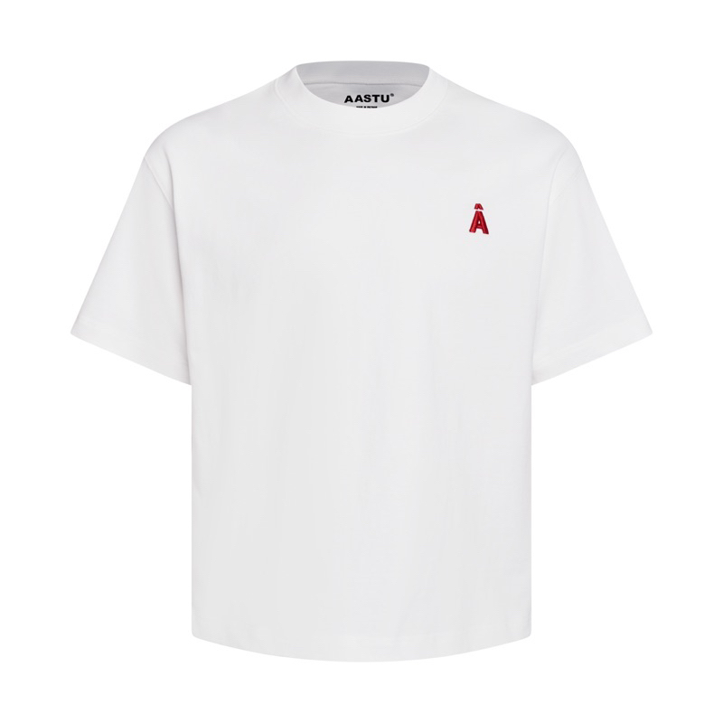 Telex T-SHIRT - AA TELEX LOGO TEE // WHITE - BLACK // ASTU. // Aastudio