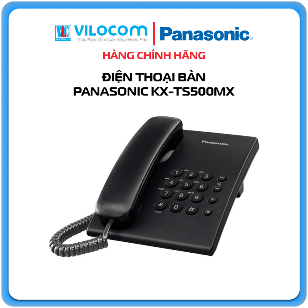 PANASONIC KX-TS500MX DESK PHONE - จัดส่งสีสุ่ม