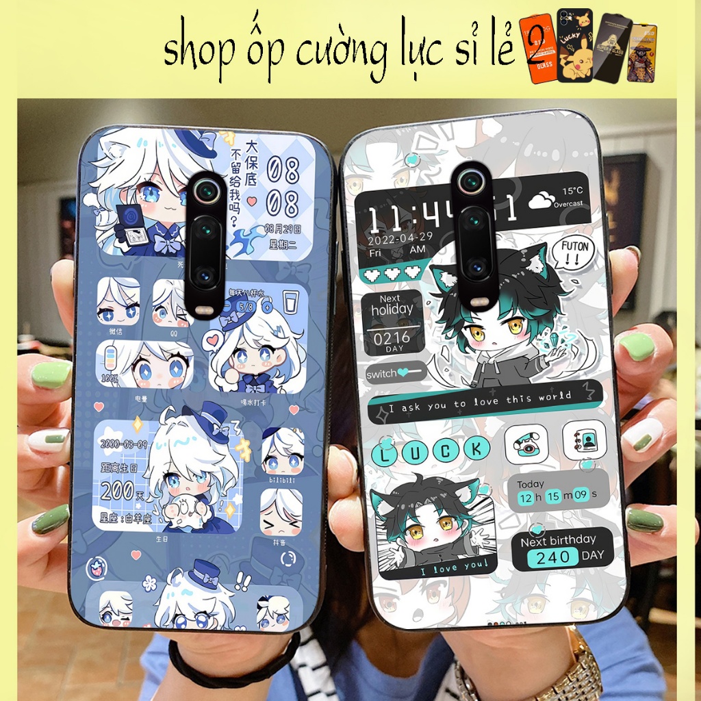 เคส Xiaomi Redmi K20 / K20 Pro / Redmi K30 / Redmi K30 Pro พร้อมพิมพ์ลาย chibi Genshin Impact