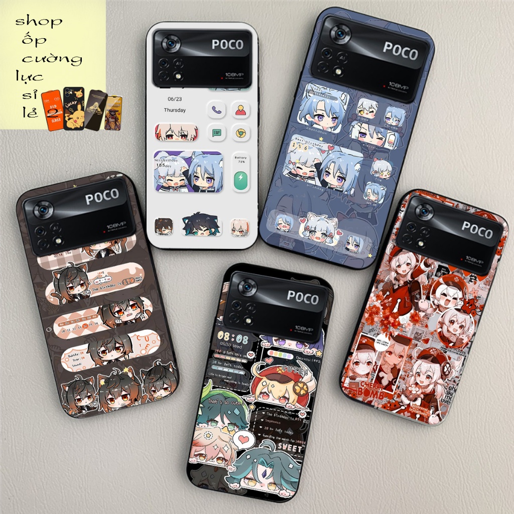 เคส Xiaomi poco x4 gt / x4 pro พร้อมพิมพ์ลาย chibi Genshin Impact