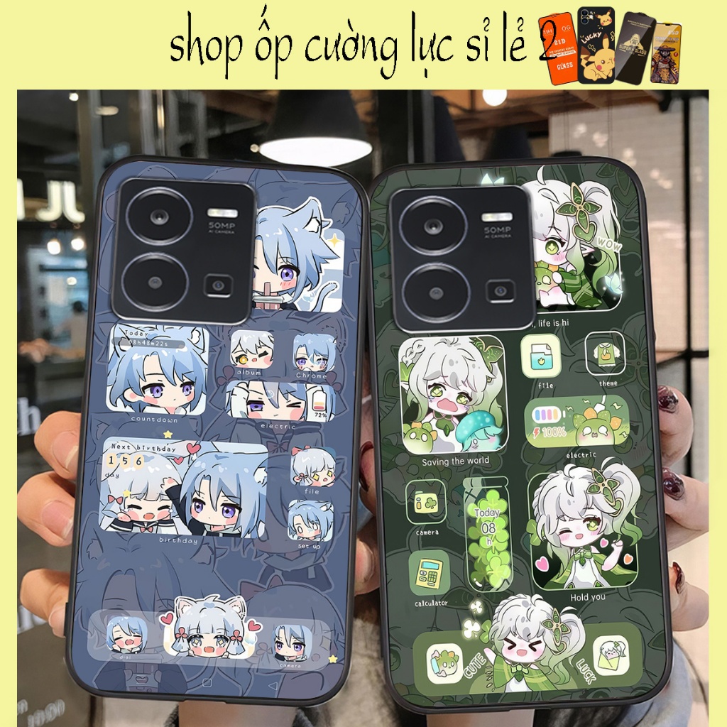 เคส Vivo y35 4g / y55 2022 4g / vivo y55 2022 5g พร้อมพิมพ์ลาย chibi Genshin Impact
