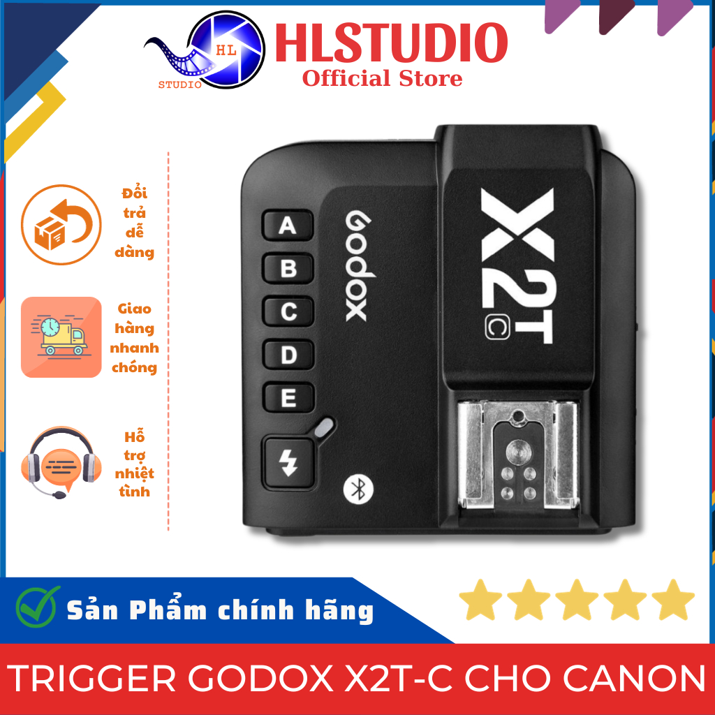 Godox X2T-C Trigger สําหรับ Canon Integrated TTL, HSS 1/8000s จากสตูดิโอ HL