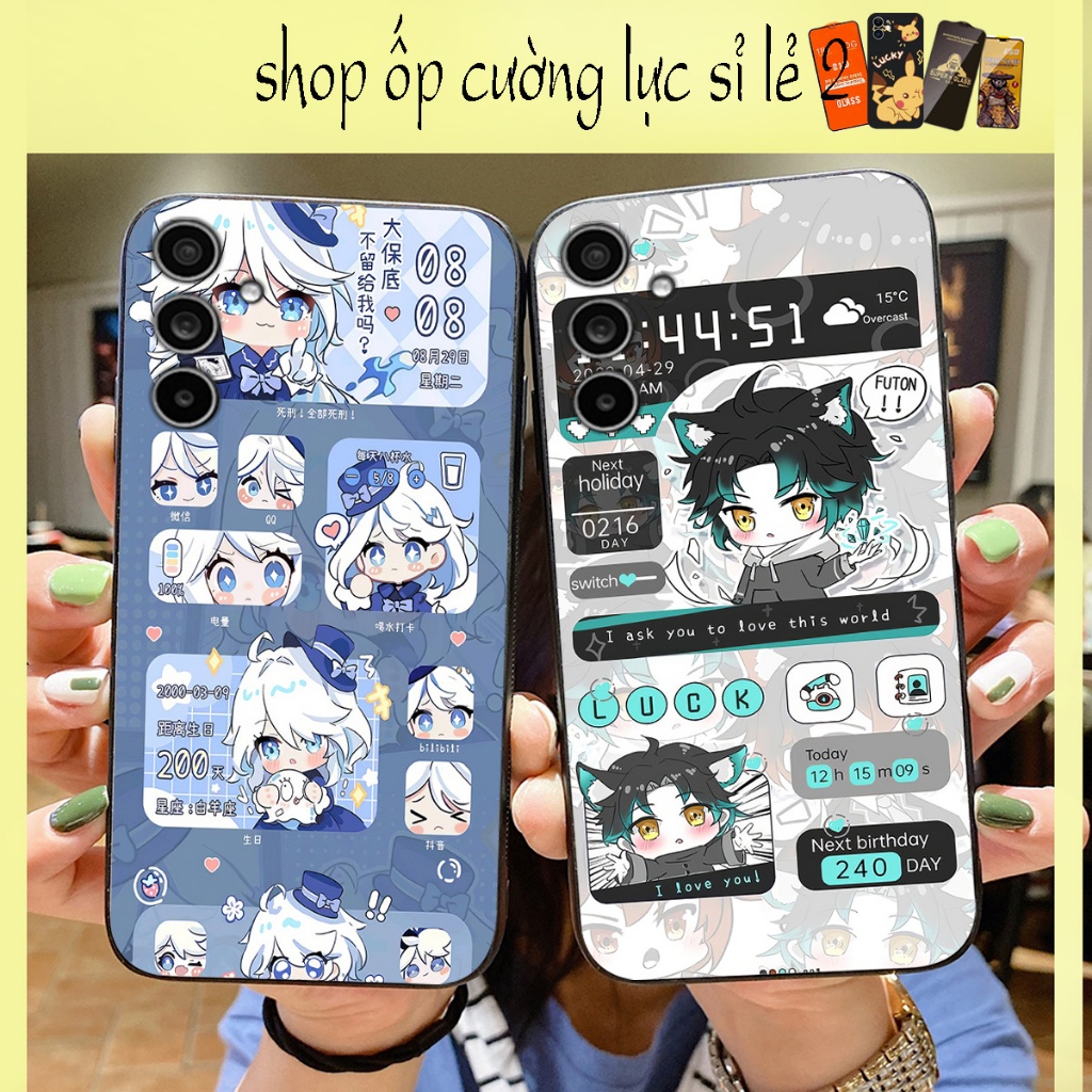 เคส Samsung a54 5g / ss a14 5g / m14 5g / ss a34 5g พร้อมพิมพ์ลาย chibi Genshin Impact