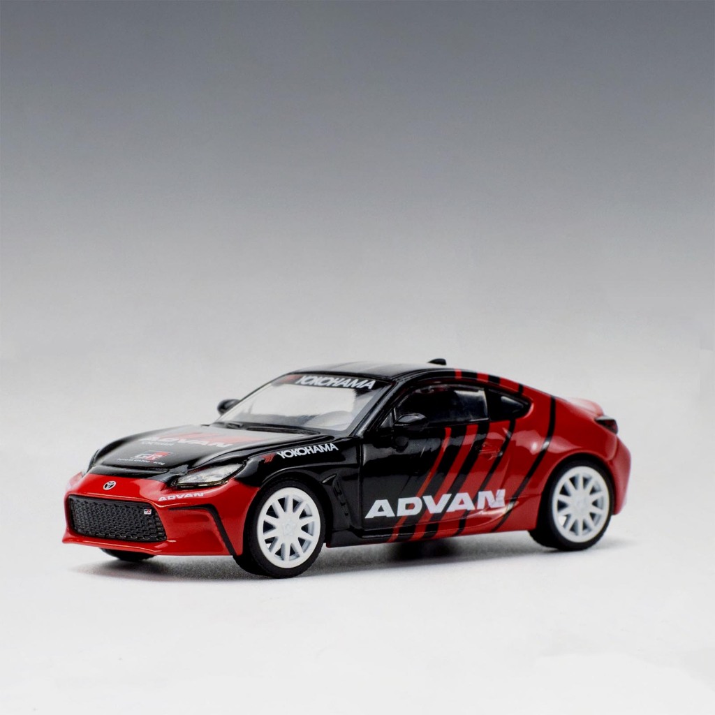 1/64 Poprace Toyota GR86 Advan รถโมเดล