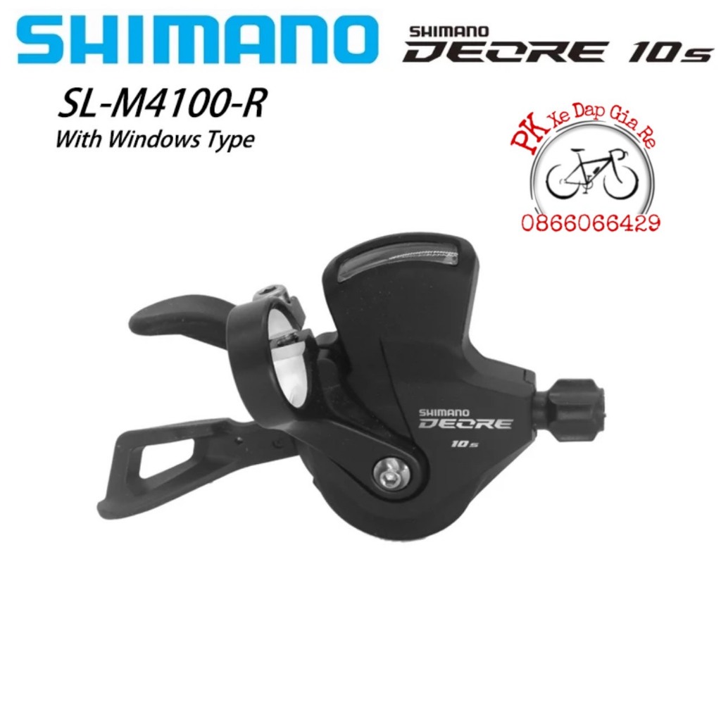 Shimano DEORE M4100 ความเร ็ ว 10 สวิตช ์ Handle, SHIMANO DEORE SL M4100 จักรยาน Discharge Press ( 10 ความเร ็ ว )