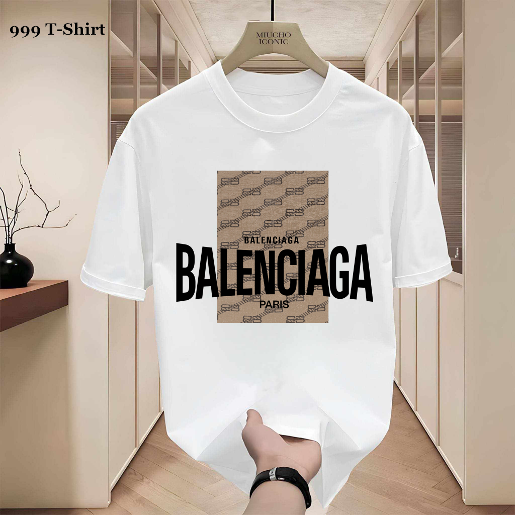เสื้อยืด เสื้อยืดผู้ชายและผู้หญิง HIGH QUALITY เสื้อยืดพิมพ์ลายสไตล์ Ba-Len ผ้าฝ้าย 100% 15% At Shop