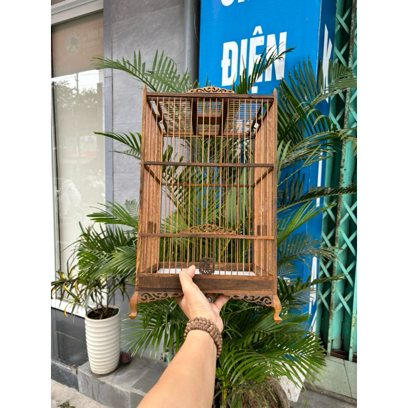 กรงดูดน้ําผึ้ง/แหวน 23*40 combo พร้อมอุปกรณ์เสริมสําหรับกรงนก Hue dollar