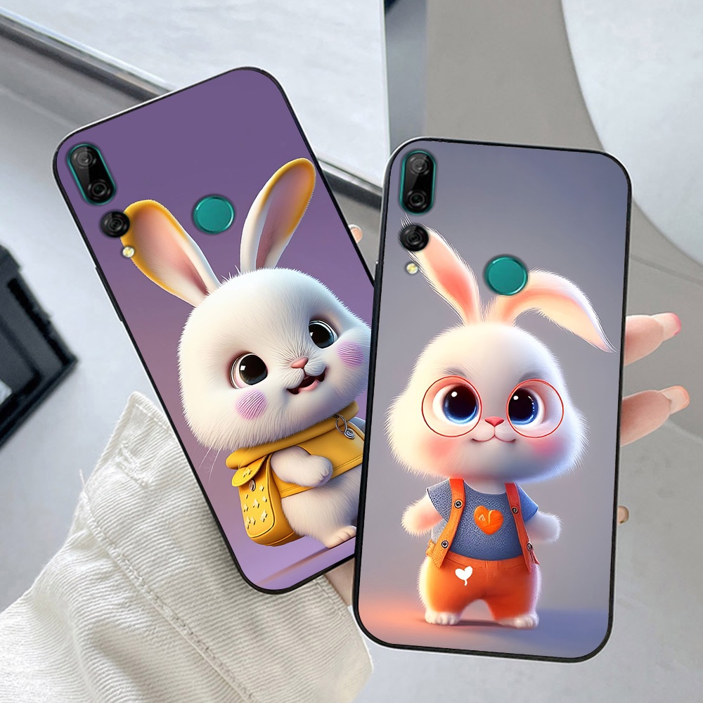 เคส Huawei y9 prime 2019 / huawei y9 2019 / y8s / y9s พิมพ์ลายกระต่ายน่ารัก