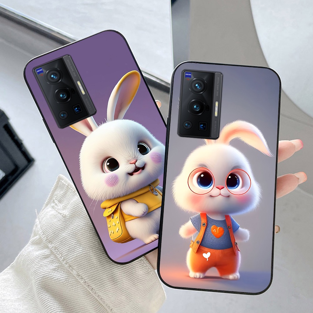 เคส Vivo x50 / x70 / x70 pro พิมพ์ลายกระต่ายน่ารัก