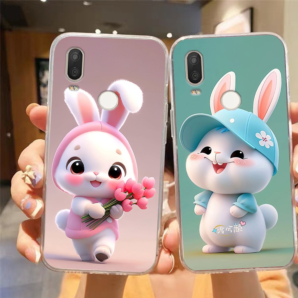 เคส Vsmart Active 1 / vsmart Active 1 Plus / vsmart Active 1+ พิมพ์ลายกระต่ายน่ารัก