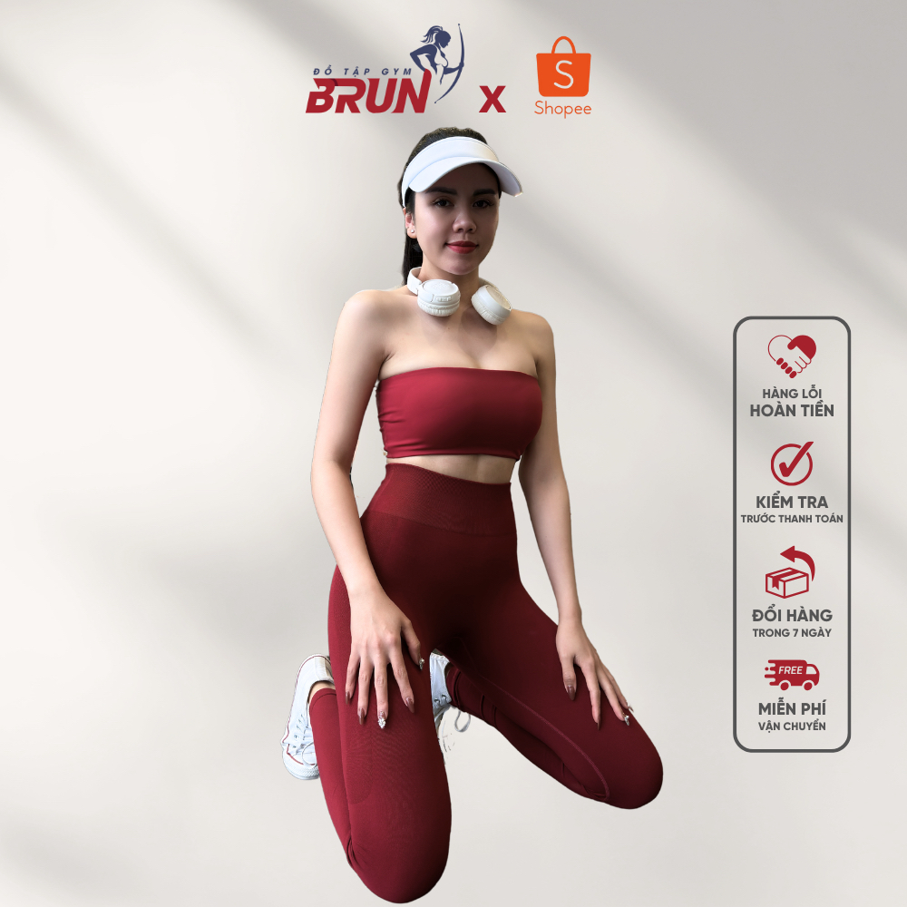 Bandeau บราไร้โครงซิลิโคนกันลื่น - ยางยืดเย็นคุณภาพสูง - บุนวมหนา - BRUN