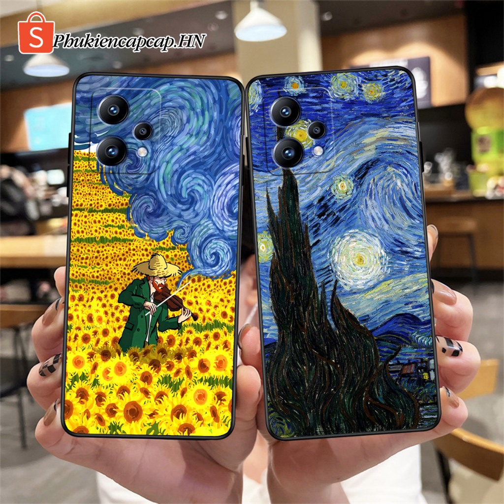 เคส Oppo Realme Narzo 50 / Realme Narzo 50i - เคส TPU คุณภาพสูงพิมพ์ลายภาพวาดสีน้ํามัน Van Gogh