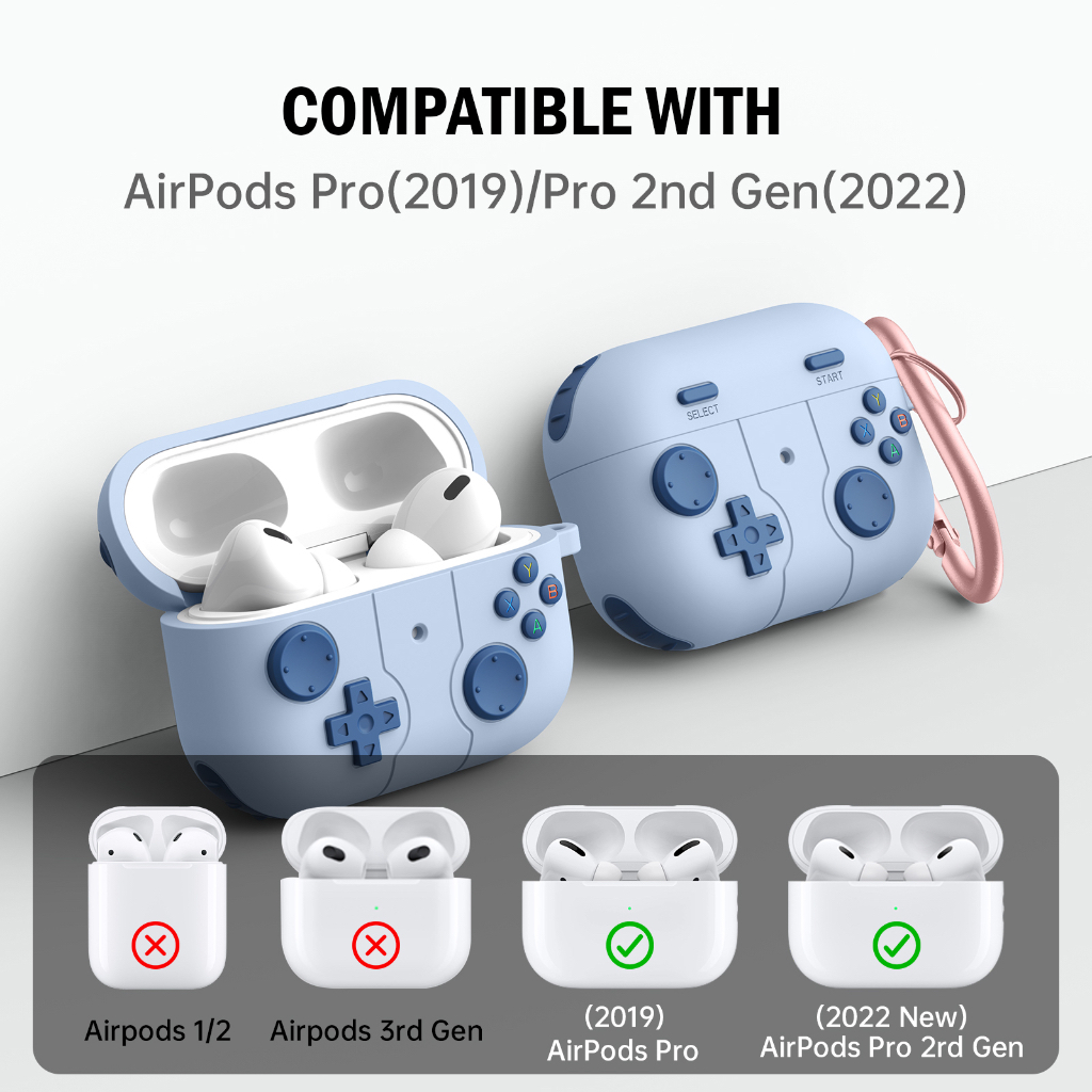 เคสซิลิโคนเกมคอนโซลหูฟังสําหรับ Airpod 2/ Airpod 3/ Airpod Pro 2