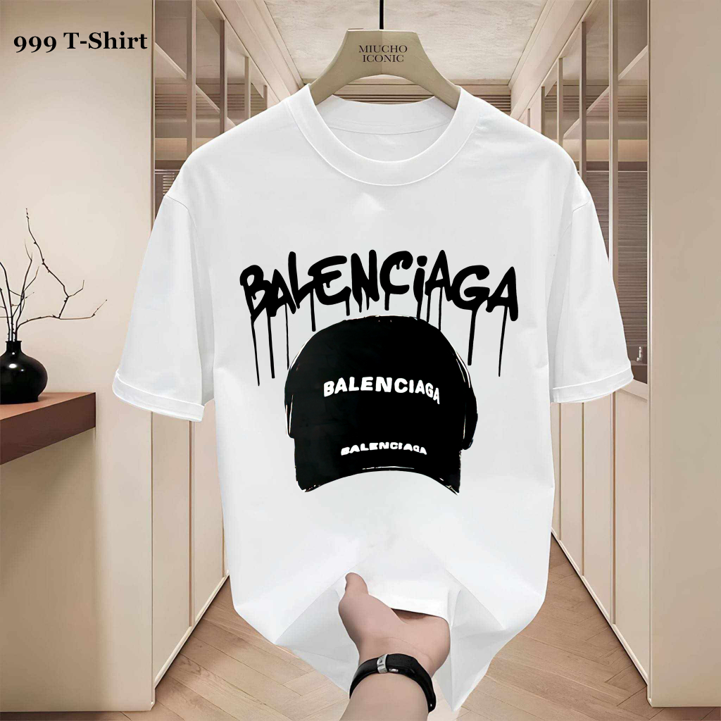 เสื้อยืด เสื้อยืดผู้ชายและผู้หญิง HIGH QUALITY Ba-Len เสื้อยืดพิมพ์ลายผ้าฝ้าย 100% At Shop 999tshirt