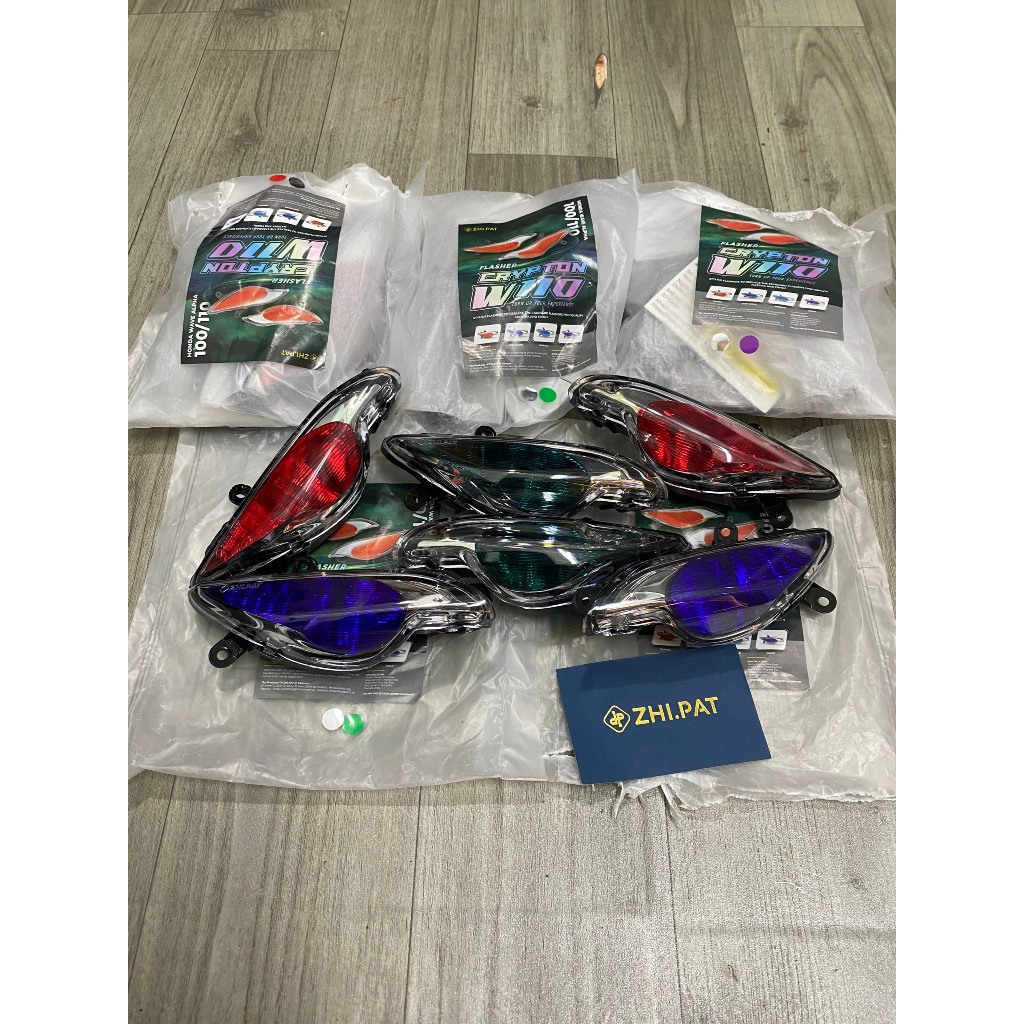 ของแท้ ZHIPAT ชุดไฟเลี้ยวหน้าสําหรับท่อไอเสีย wave A 100/110cc