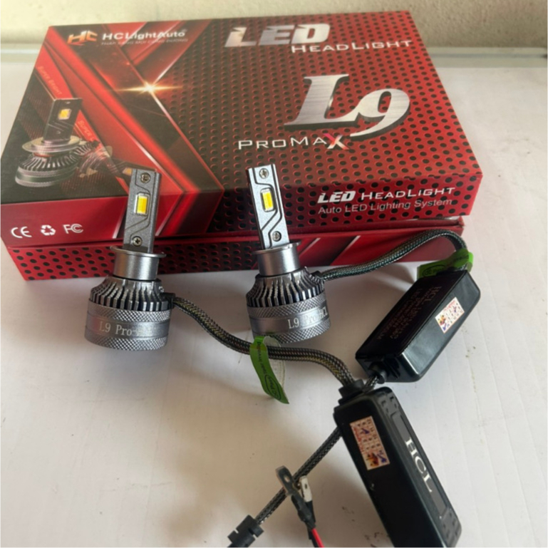 หลอดไฟ Led H7 L9 HCL 3 สี 1 ปี 12v/24v