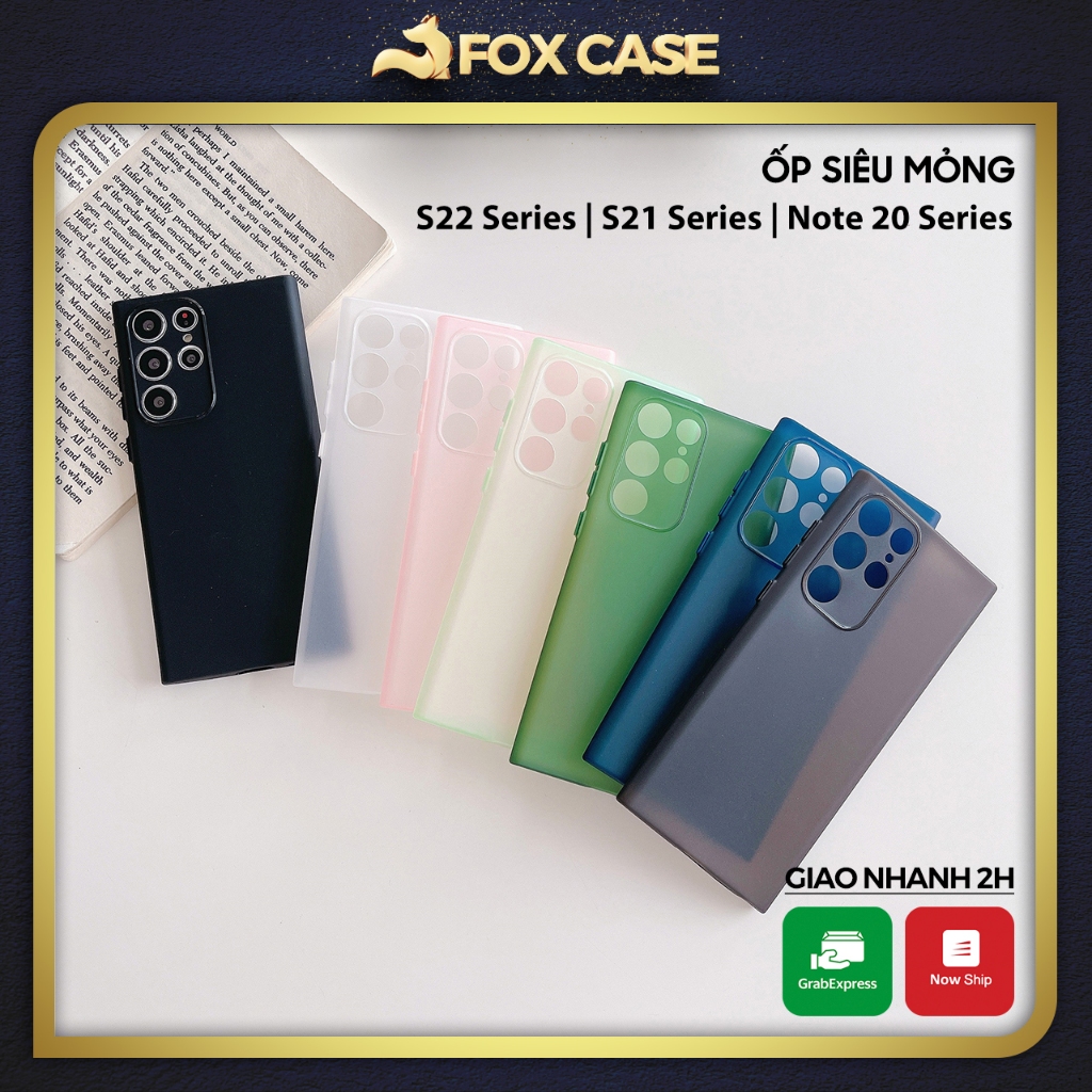 รุ่นใหม่ S23 Ultra, S23 Plus, S23, S22 Ultra ultra-thin Case ปกป้องกล้องและป้องกันรอยขีดข่วน - Fox C